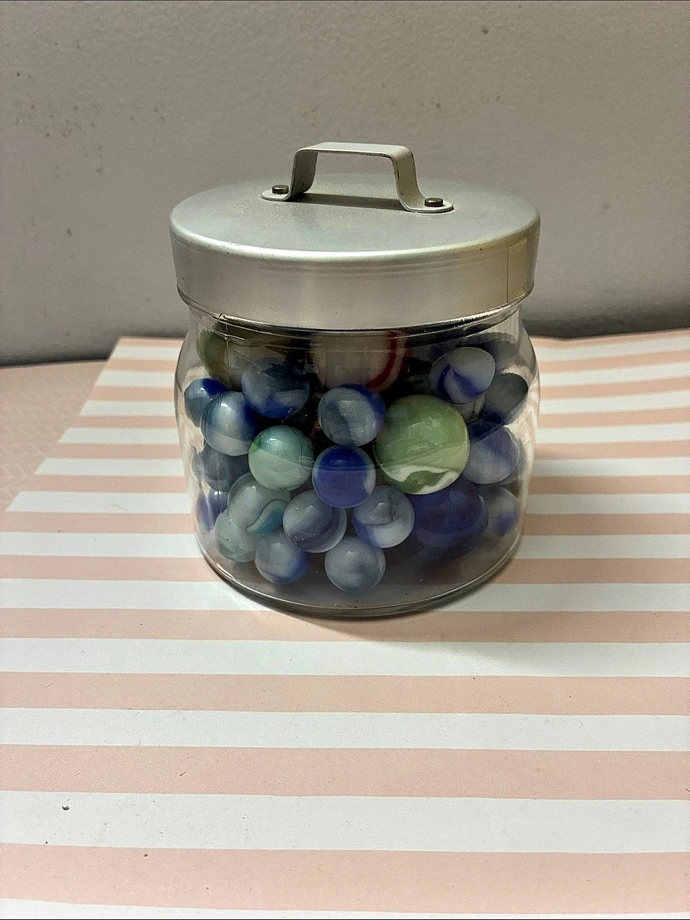Blue Glass Marble Collection